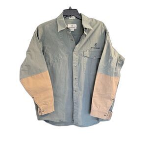 Browning Super Naturals Shooting Shirt 2XL | Green Long Sleeve Hunting Utility